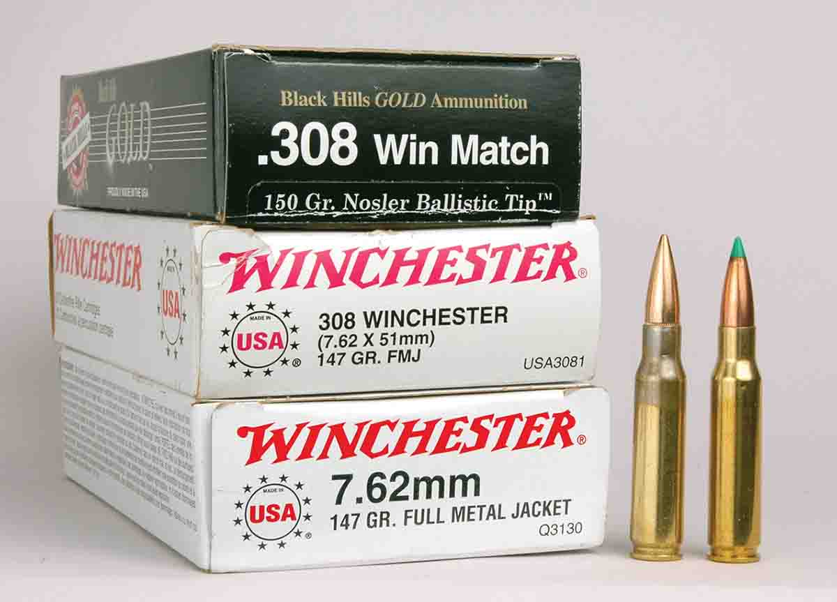 Factory ammunition for .308 Winchester and 7.62x51mm can be marked either way or with both cartridge designations.